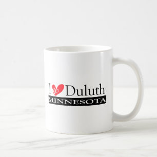 Caneca De Café Eu Amo Duluth Minnesota