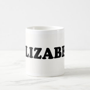 CANECA DE CAFÉ EU AMO ELIZABETH