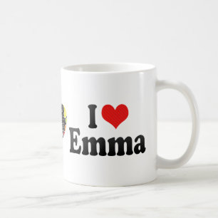 Caneca De Café Eu amo Emma