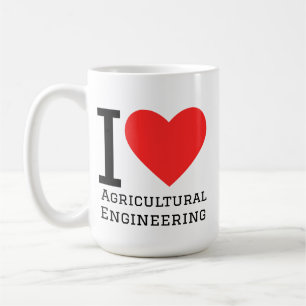 Caneca De Café Eu amo engenharia agrícola
