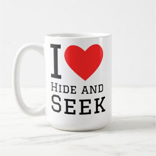 Caneca De Café Eu amo esconde-esconde