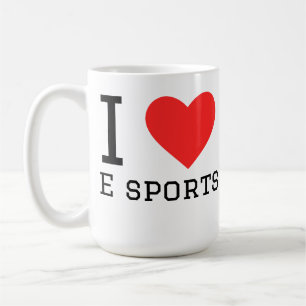 Caneca De Café Eu amo esportes eletrônicos