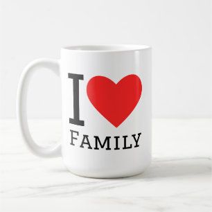 Caneca De Café Eu amo família
