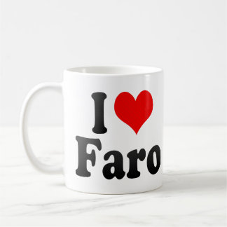 Caneca De Café Eu amo Faro, Portugal. Eu Amo Faro, Portugal