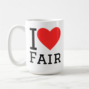 Caneca De Café Eu amo feira