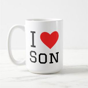 Caneca De Café Eu amo filho