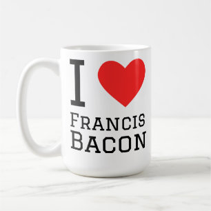 Caneca De Café Eu amo Francis bacon