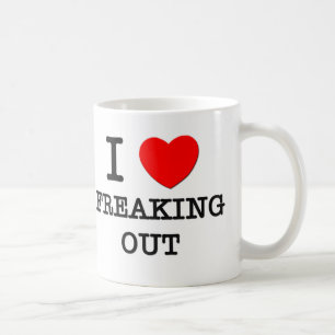 Caneca De Café Eu amo Freaking para fora