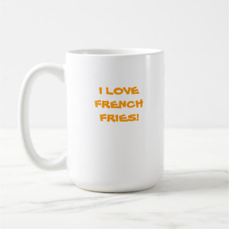 CANECA DE CAFÉ EU AMO FRIAS FRANCESAS