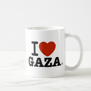 Caneca De Café Eu amo Gaza