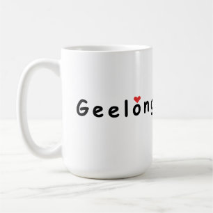Caneca De Café Eu amo Geelong Austrália