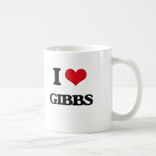 Caneca De Café Eu amo Gibbs