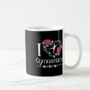 Caneca De Café Eu Amo Ginástica - Ginasta Acrobática Tumbling Che