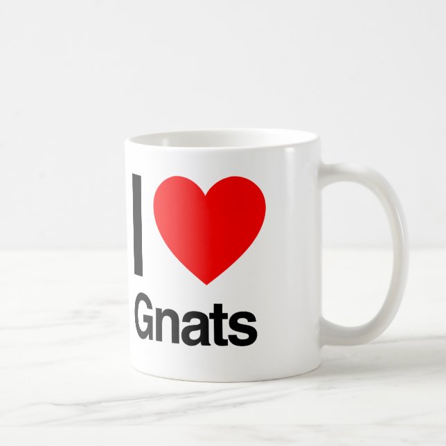 Caneca De Café eu amo gnats (Direita)
