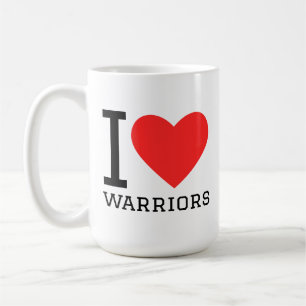 Caneca De Café Eu amo guerreiros
