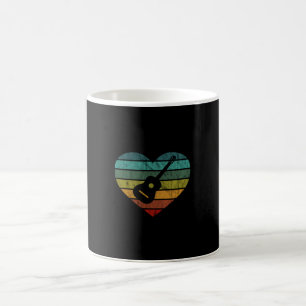 Caneca De Café Eu Amo Guitaristas Com Violão Acústico