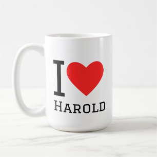 Caneca De Café Eu amo Harold