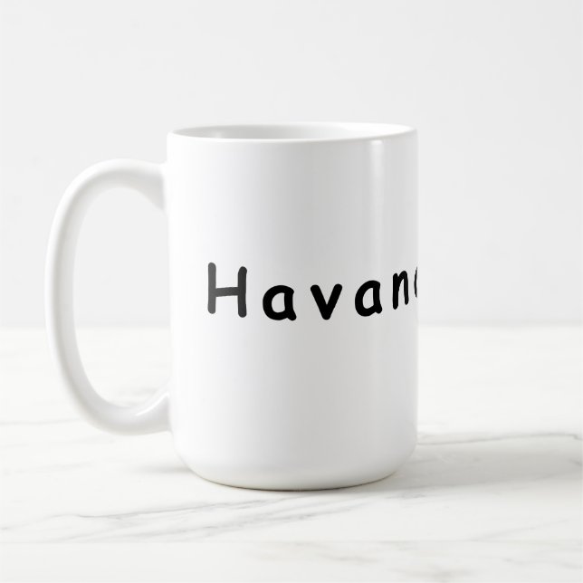 Caneca De Café Eu amo Havana Cuba (Esquerda)