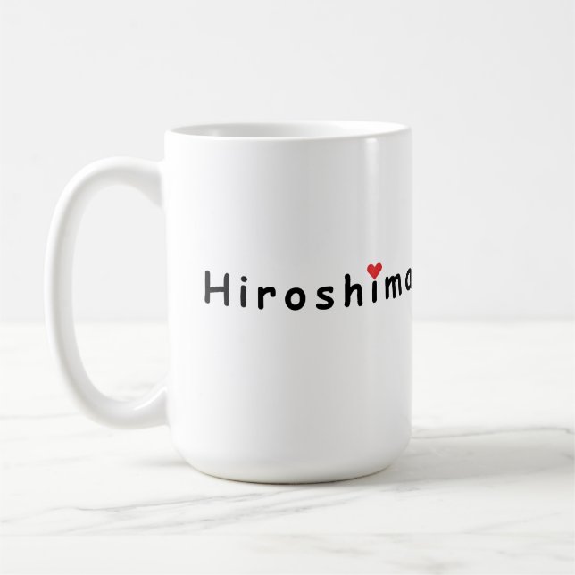 Caneca De Café Eu amo Hiroshima (Esquerda)