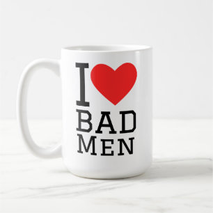 Caneca De Café Eu amo homens maus