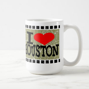 Caneca De Café Eu amo Houston - Mugs