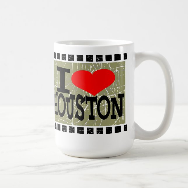 Caneca De Café Eu amo Houston - Mugs (Direita)