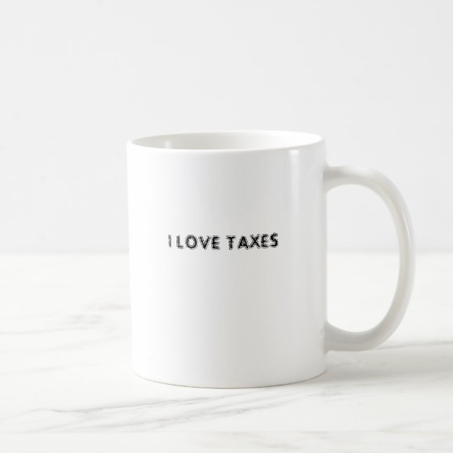 CANECA DE CAFÉ EU AMO IMPOSTOS (Direita)
