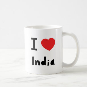 Caneca De Café Eu amo India