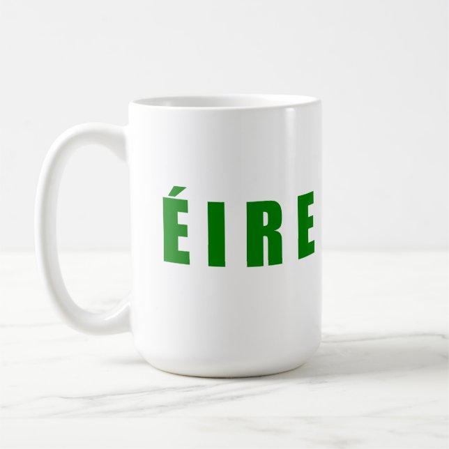 Caneca De Café Eu amo irlandês (Esquerda)