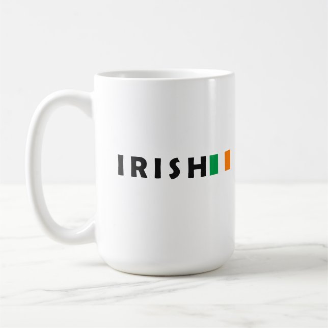 Caneca De Café Eu amo irlandês (Esquerda)