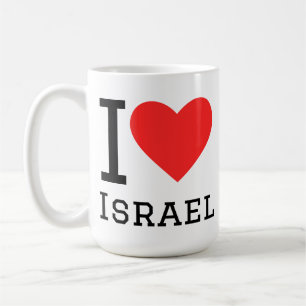 Caneca De Café Eu amo Israel