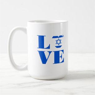 Caneca De Café Eu amo Israel