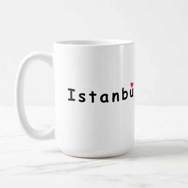 Caneca De Café Eu amo Istambul (Esquerda)