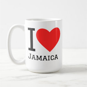 Caneca De Café Eu amo Jamaica