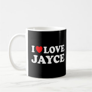 Caneca De Café Eu Amo Jayce I Heart Jayce