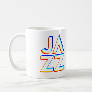 Caneca De Café Eu Amo Jazz