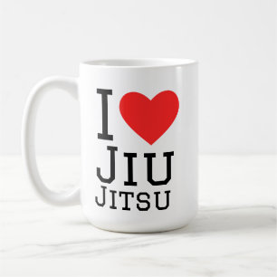 Caneca De Café Eu amo Jiu jitsu