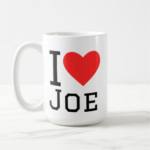 Caneca De Café Eu amo Joe