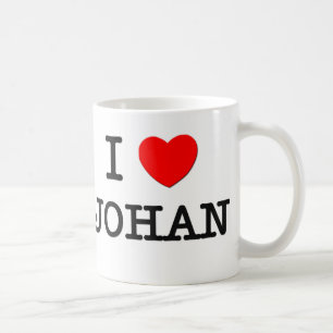 Caneca De Café Eu amo Johan