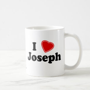Caneca De Café Eu amo Joseph
