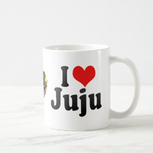 Caneca De Café Eu amo Juju