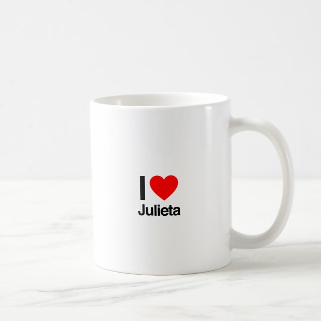 Caneca De Café eu amo julieta (Direita)