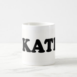CANECA DE CAFÉ EU AMO KATHY