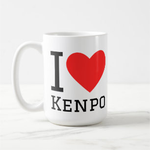 Caneca De Café Eu amo kenpo