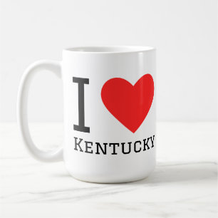 Caneca De Café Eu amo Kentucky