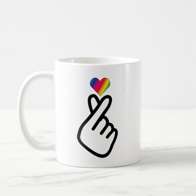 Caneca De Café EU AMO KR-DRAMA Café Mug (Esquerda)