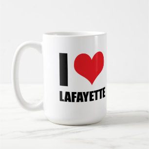Caneca De Café Eu amo Lafayette