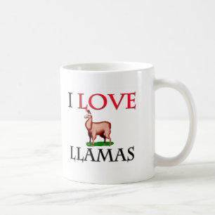 Caneca De Café Eu amo lamas