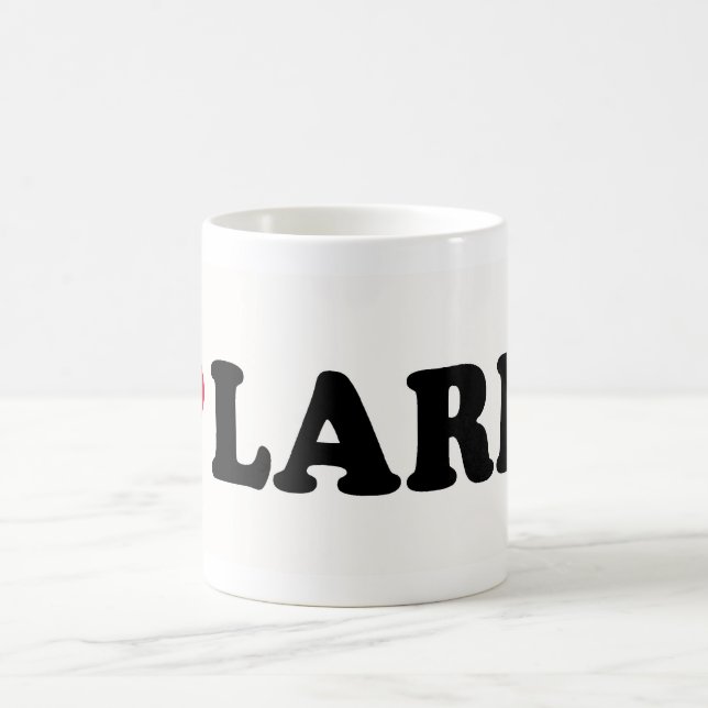 CANECA DE CAFÉ EU AMO LARRY (Centro)
