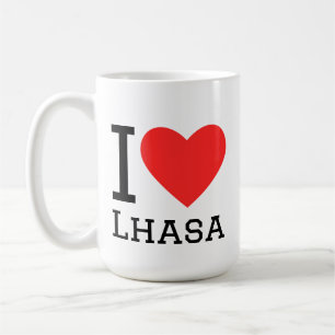 Caneca De Café Eu amo Lhasa